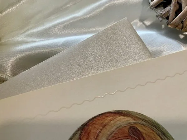 Anioł Stróż na huśtawce - malunek na drewnie - obrazek 17
