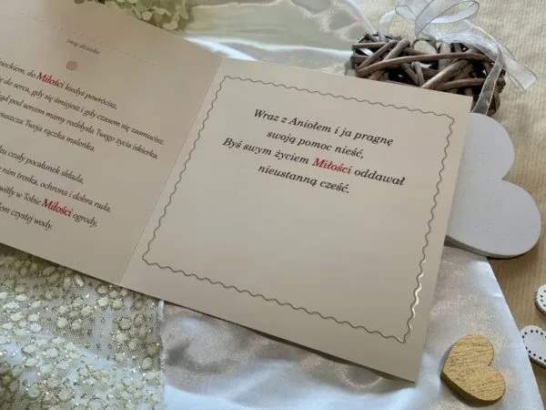 Anioł Stróż na huśtawce - malunek na drewnie - obrazek 18