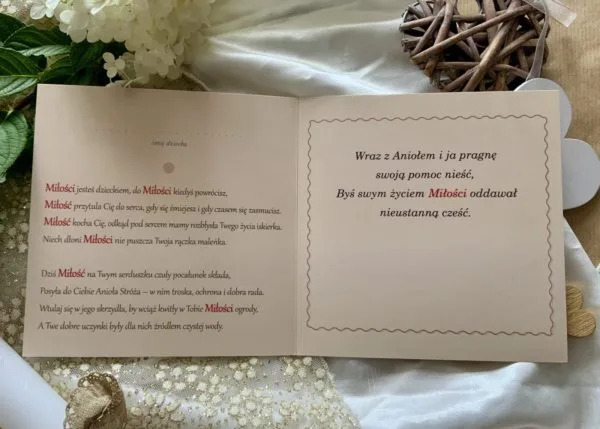 Anioł Stróż na huśtawce - malunek na drewnie - obrazek 16