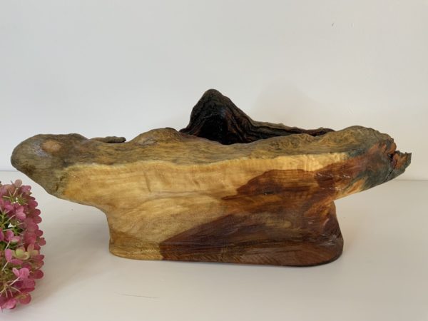 Lupanowe rękodzieło Patera drewniana wykonana z pnia olchy 5