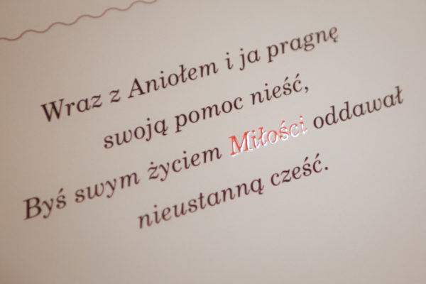 Lupanowe rękodzieło Aniołek na drewnie – pamiątka Chrztu Świętego 14